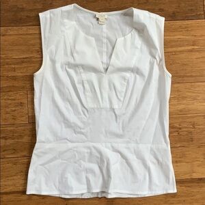 ☀️ 3/$36 or 2/$30 
NEW JCREW Women’s Sleeveless White Shirt Sz XXS